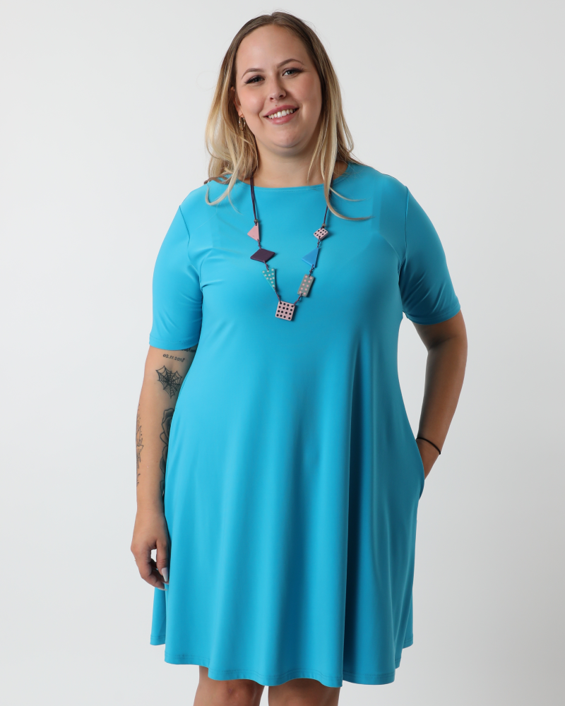Dress Splash Blue - Sympli