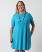 Dress Splash Blue - Sympli
