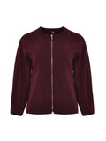 Veste Bordeaux à fermeture éclair Athéna – MAT