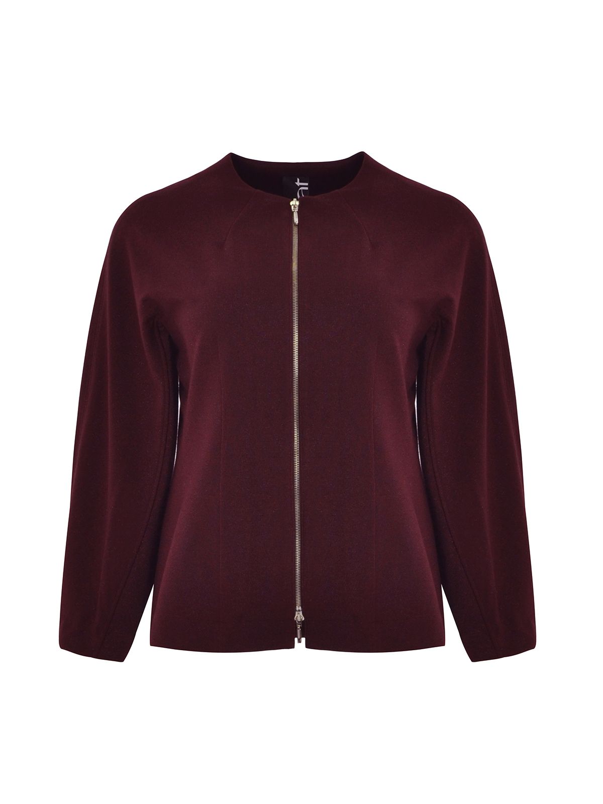 Veste Bordeaux à fermeture éclair Athéna – MAT