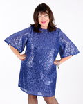 Blue sequined dress - MAT