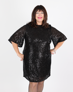 Black sequined dress - MAT