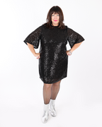 Black sequined dress - MAT