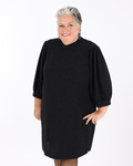 Shimmering black dress - Mat