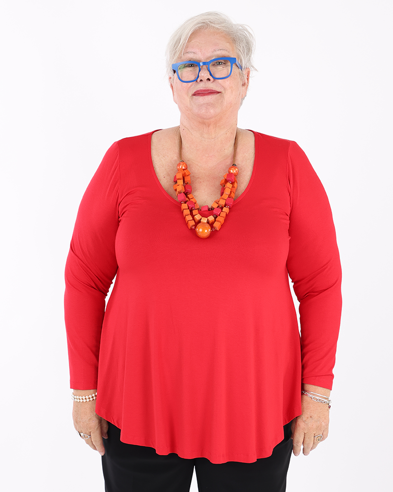 Basic Top Red- Matte