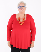 Basic Top Red- Matte