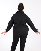 Black shirt with sparkling stones - MAT