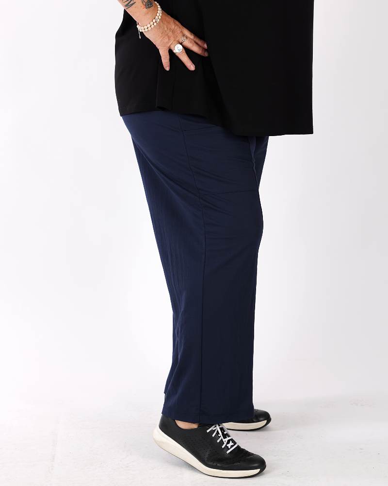 Figuier Navy Blue Pants - G!oze