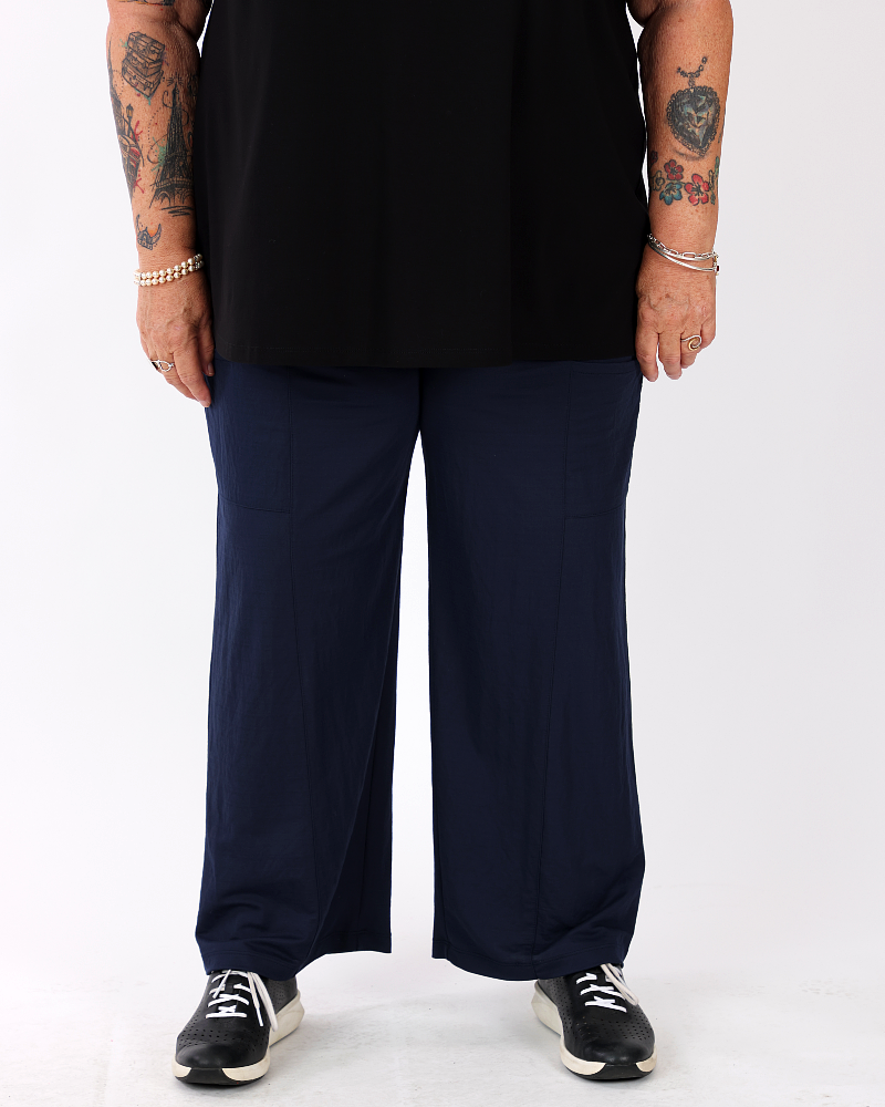 Figuier Navy Blue Pants - G!oze