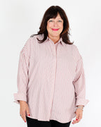 Blouse boxy en Tencel à rayures - Joseph Ribkoff