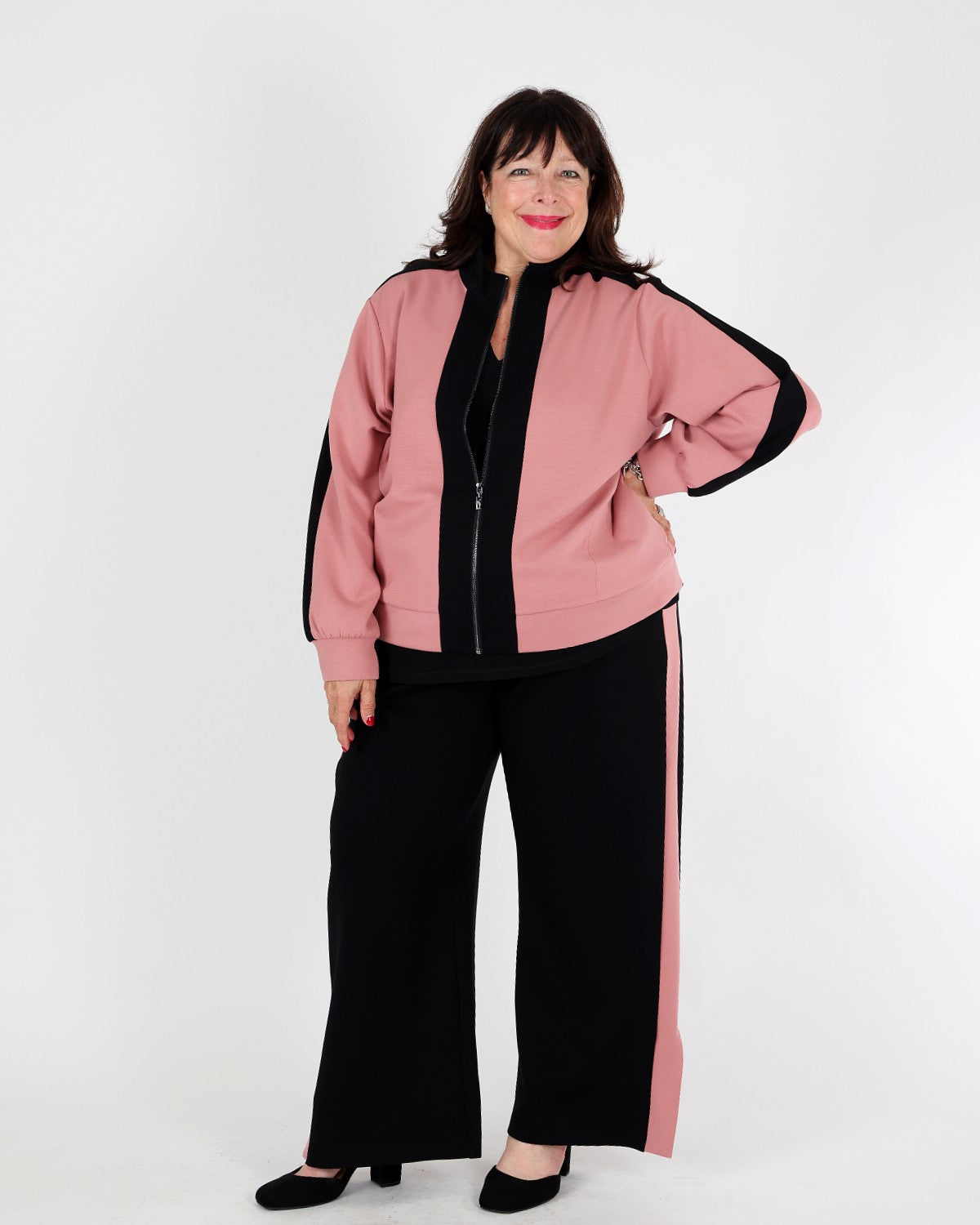 Pantalon à jambe large en jersey scuba - Joseph Ribkoff