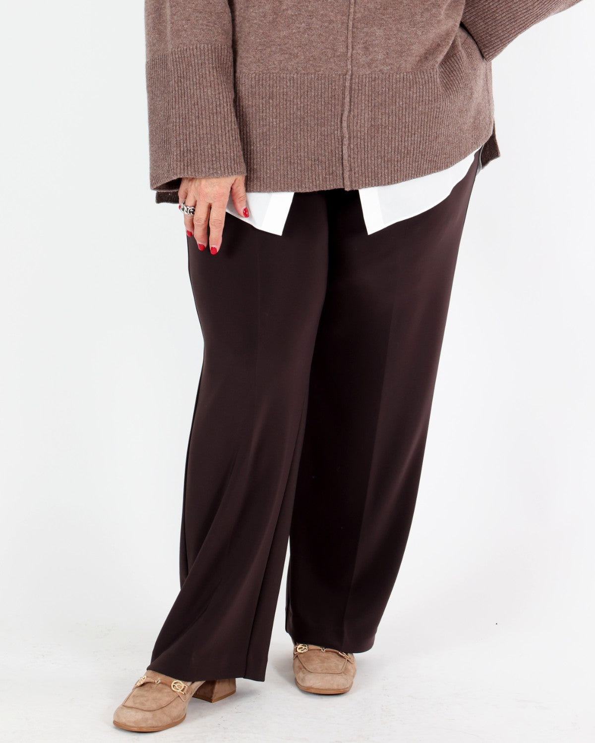 Pantalon classique à jambes larges - Joseph Ribkoff