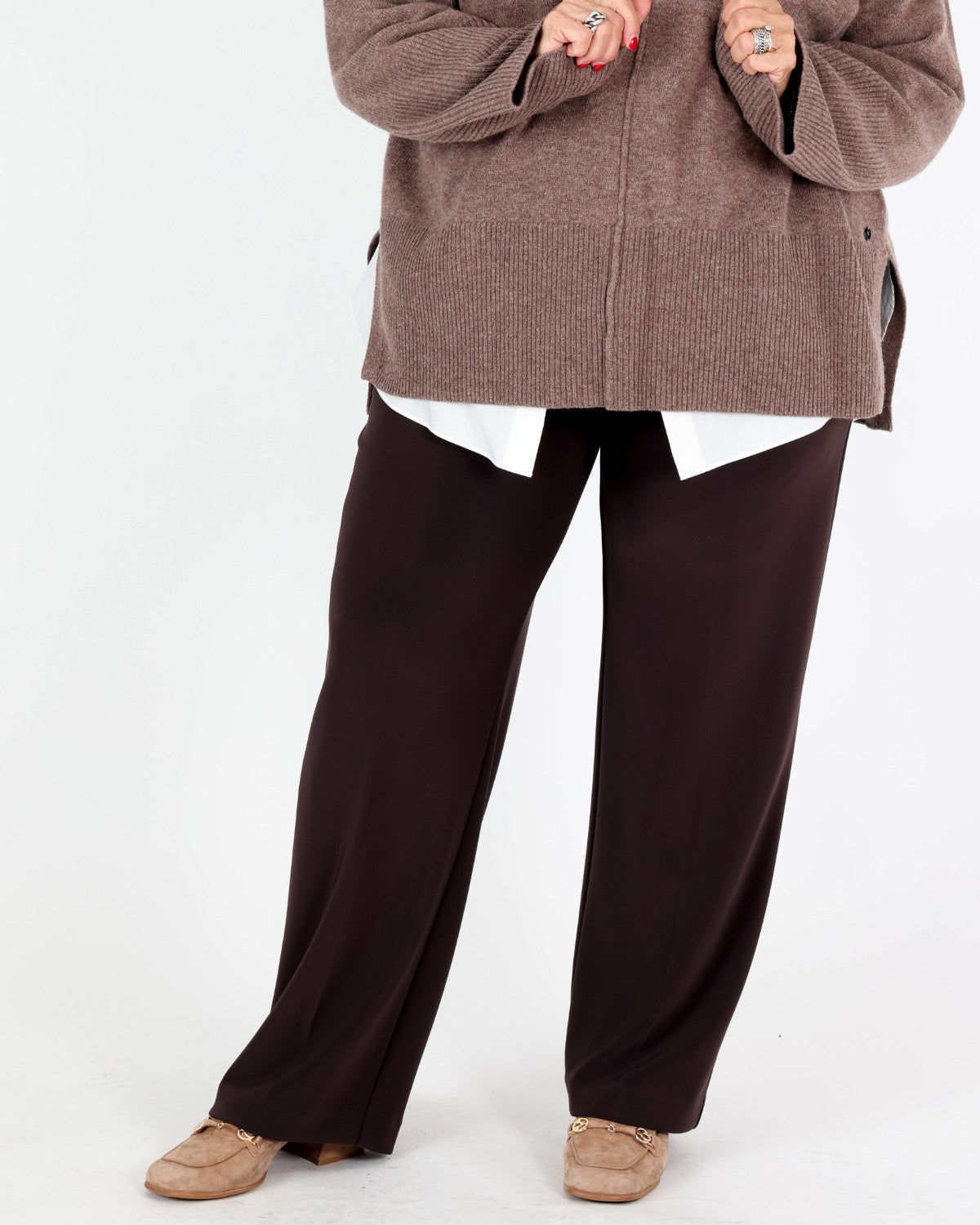 Pantalon classique à jambes larges - Joseph Ribkoff