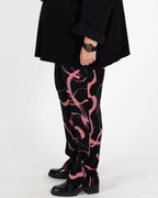 Pantalon droit à imprimé abstrait - Joseph Ribkoff