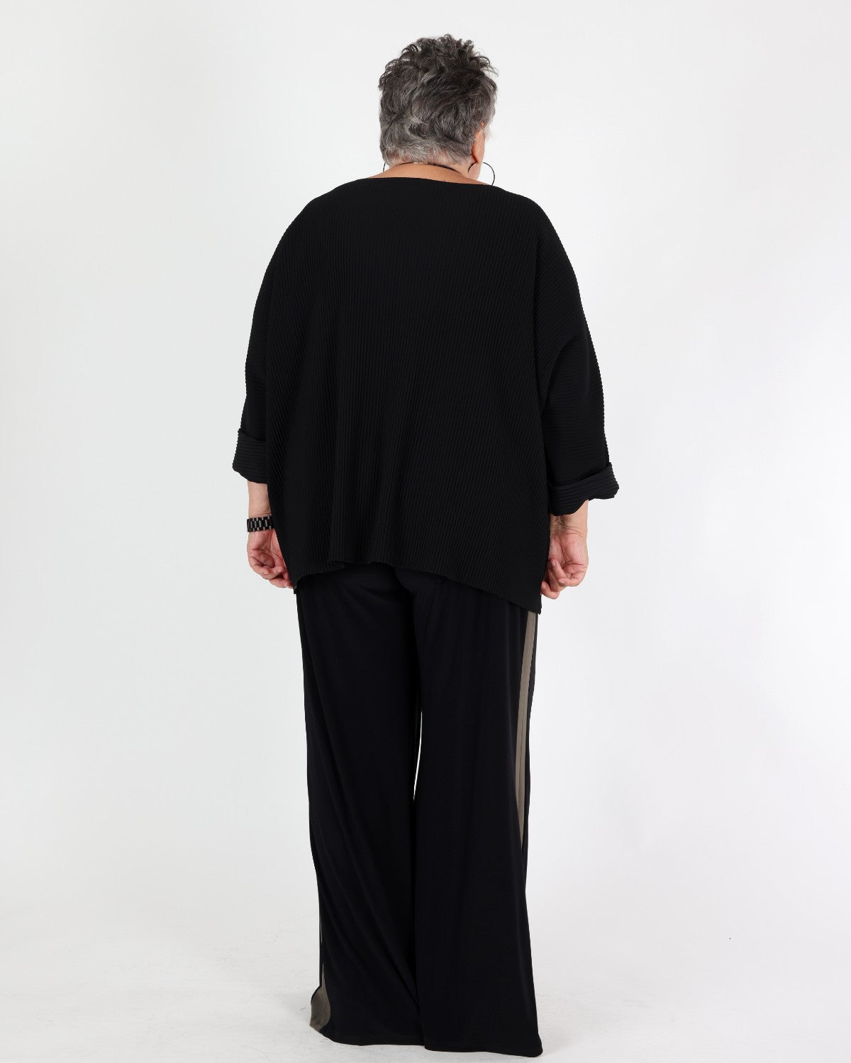 Pantalon en tricot soyeux à blocs de couleurs - Joseph Ribkoff