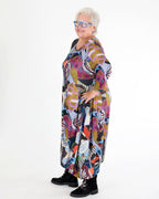 Robe longue imprimée Klee – Kozan