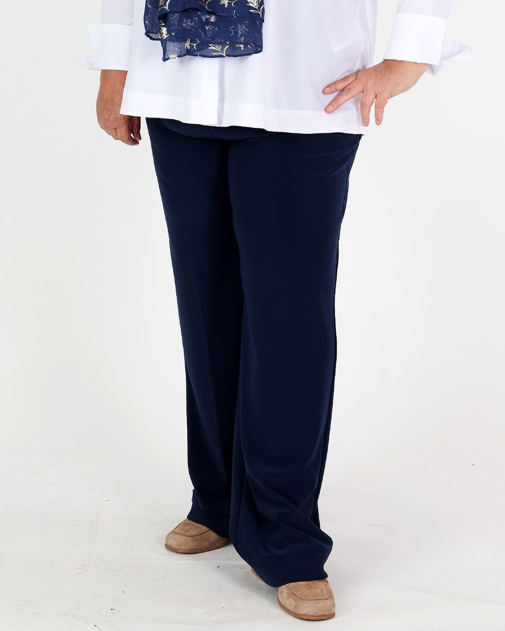 Pantalon classique à jambe large - couleurs principales - Joseph Ribkoff