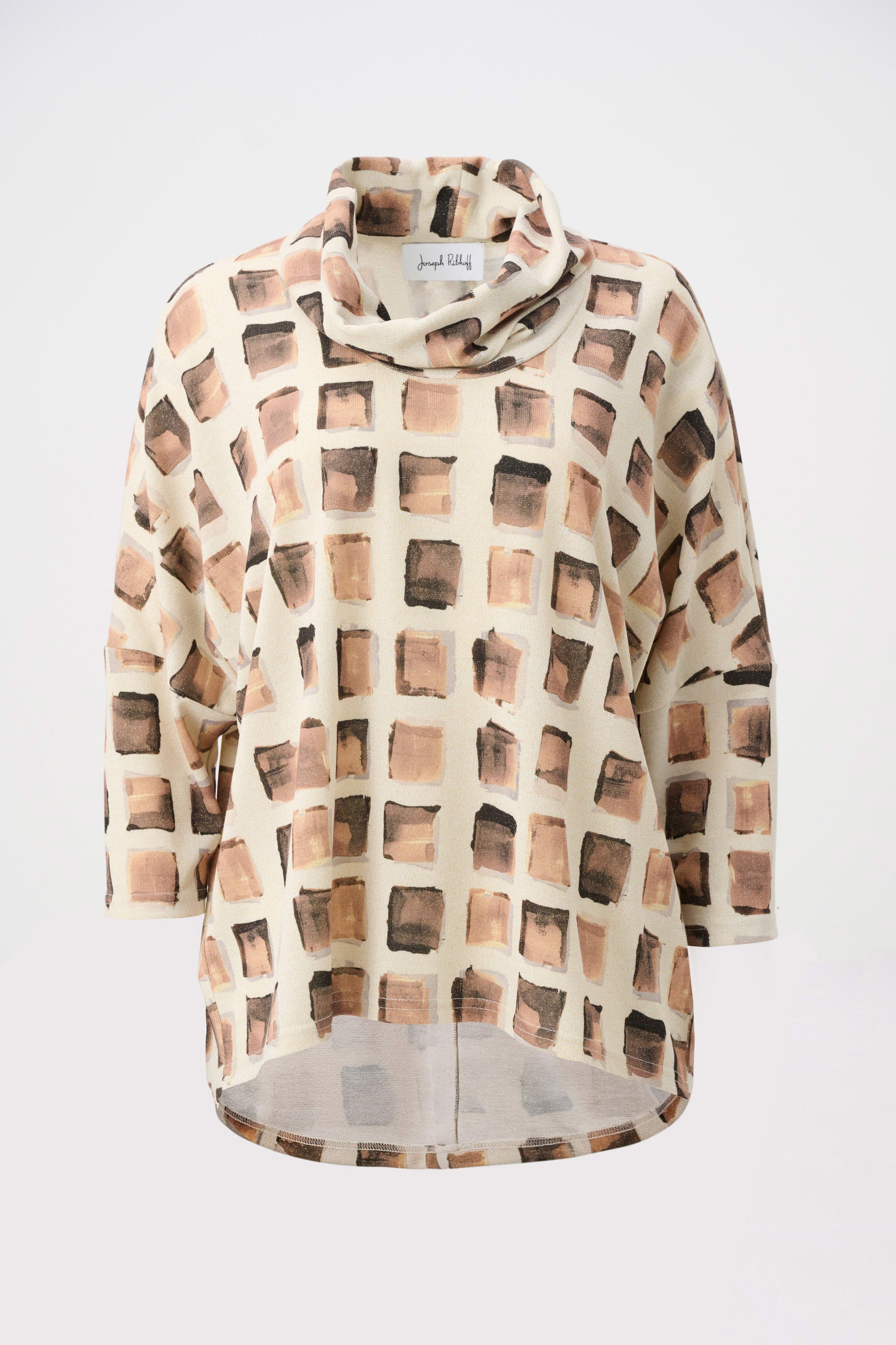 Tunique boxy en tricot Lurex à imprimé abstrait - Joseph Ribkoff