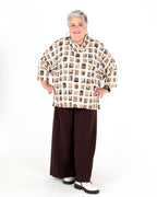 Tunique boxy en tricot Lurex à imprimé abstrait - Joseph Ribkoff