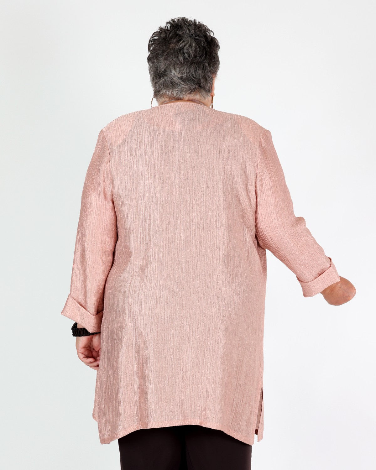 Veste coupe droite en jacquard froissé - Joseph Ribkoff
