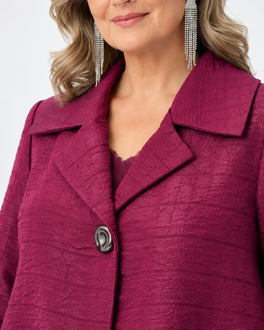 Blouson swing texturé en jacquard - Joseph Ribkoff
