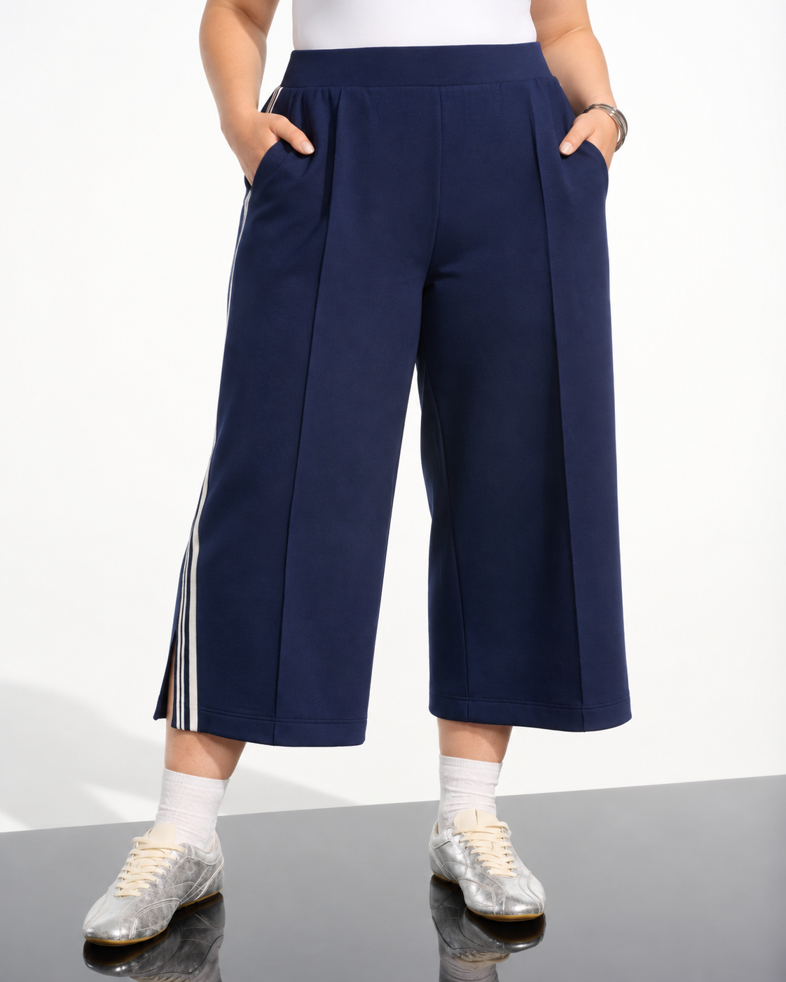 Pantalon-culotte en scuba  - Joseph Ribkoff